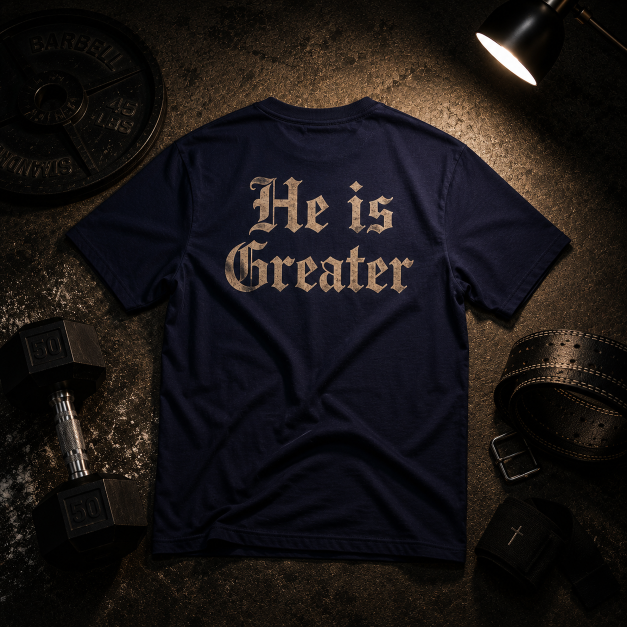 “He Is Greater” Loose Fit Tee